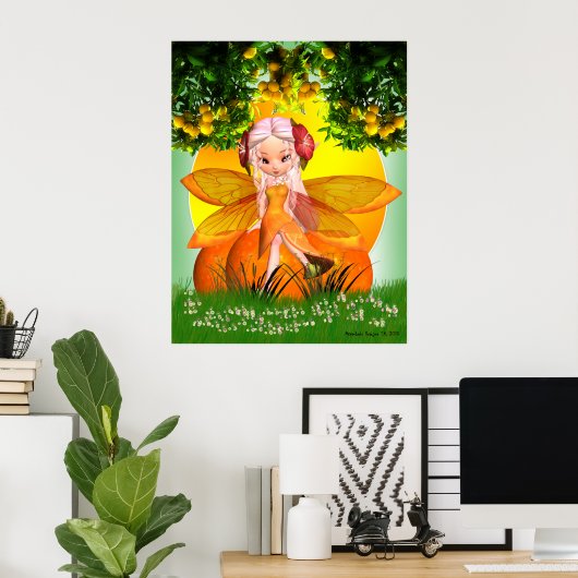 Citrus fairy poster door meer design (Thuiskantoor)