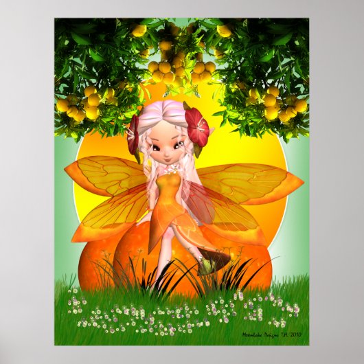 Citrus fairy poster door meer design (Voorkant)
