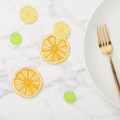 Citrus Feest Helder Citroen Lime Sinaasappel Confe Confetti (Groep)