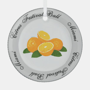 Citrus Festival Bord Ornament