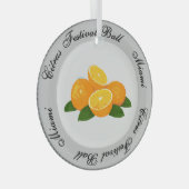 Citrus Festival Bord Ornament (Voorkant Rechts)