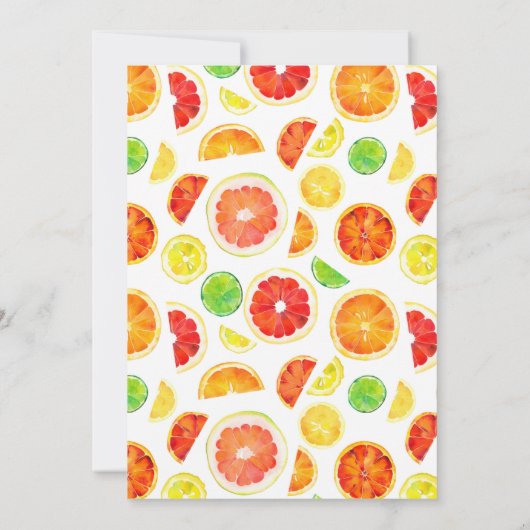 Citrus Flat Note Kaart (Achterkant)
