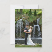 Citrus Floral Garden Wedding Bedankkaart (Achterkant)