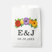 Citrus Floral Garden Wedding Bedankzakje (Voorkant)