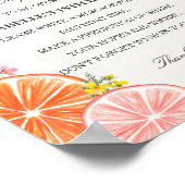 Citrus Floral Little Cutie Time Capsule Game Poster (Hoek)