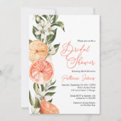 Citrus Floral Summer Vrijgezellenfeest Kaart (Voorkant)