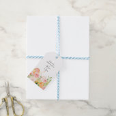 Citrus Floral Vrijgezellenfeest Douche gunsten Cadeaulabel (Met Touw)