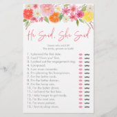 Citrus Floral zei ze dat ze bruidsspel zei (Voorkant)