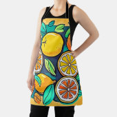 Citrus Fruit Art Design Schort (Insitu)