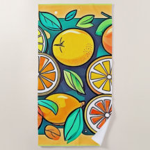Citrus Fruit Art Design