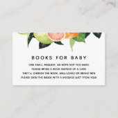 Citrus Fruit Books for Baby Enclosure Card Informatiekaartje (Voorkant)