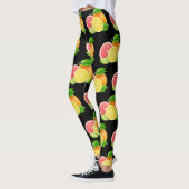 Citrus Fruit Design Patroon Leggings (Links)