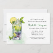 Citrus Fruit Drink Cocktail Vrijgezellenfeest Kaart (Voorkant)