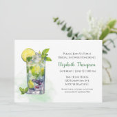 Citrus Fruit Drink Cocktail Vrijgezellenfeest Kaart (Staand voorkant)