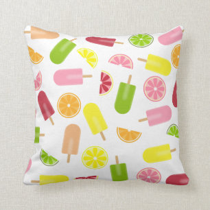 Citrus Fruit Ice Pop Pillow Kussen