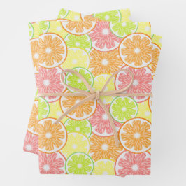 Citrus Fruit Inpakpapier Vel