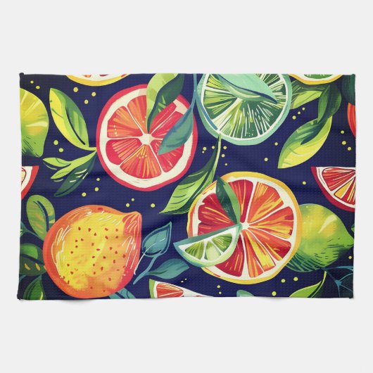 Citrus Fruit Kitchen Towel Theedoek (Horizontaal)