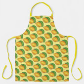 Citrus Fruit Lemon Fruity Gellow Green Print Schort (Voorkant)