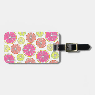 Citrus Fruit Lemon Limoen Oranje Grapefruit Print Bagagelabel