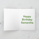 Citrus Fruit, Lemon & Limoen Pattern - Gepersonali Kaart (Binnen)