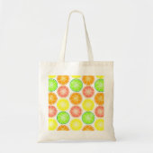 Citrus Fruit Print - Lemon Limoen Oranje Grapefrui Tote Bag (Voorkant)