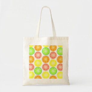 Citrus Fruit Print - Lemon Limoen Oranje Grapefrui Tote Bag