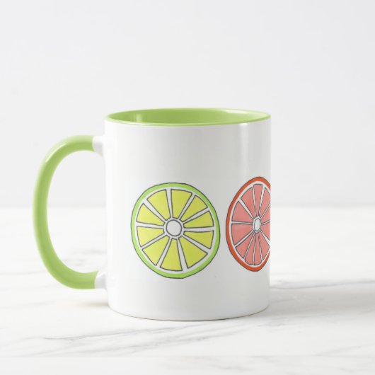 Citrus Fruit Sinaasappel Grapefruit Lemon Limoen T Mok (Links)