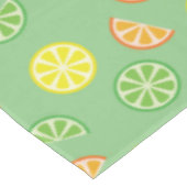 Citrus Fruit Slice Cute First Birthday Lemon Limoe Tafelkleed (Gekanteld)