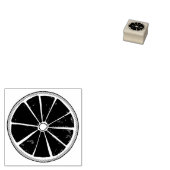 Citrus Fruit Slice Grapefruit Oranje Lemon Foodie Rubberstempel (Gestempeld)