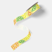 Citrus Fruit Slice Lemon Limoen Oranje lint (Achterkant)