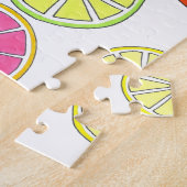 Citrus Fruit Slices Grapefruit Lemon Oranje Limoen Legpuzzel (Zijkant)