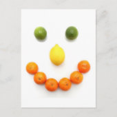 Citrus Fruit Smile Briefkaart (Voorkant)