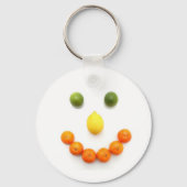 Citrus Fruit Smile Sleutelhanger (Voorkant)
