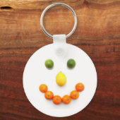 Citrus Fruit Smile Sleutelhanger (Voorkant)