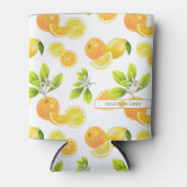 Citrus Fruits Art Sinaasappels and Lemons Patten Blikjeskoeler (Voorkant)