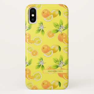 Citrus Fruits Art Sinaasappels and Lemons Patten Case-Mate iPhone Case