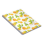 Citrus Fruits Art Sinaasappels and Lemons Patten Notitieboek (Rechterzijde)