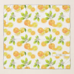 Citrus Fruits Art Sinaasappels and Lemons Patten Sjaal<br><div class="desc">Een prachtig en realistisch waterverf citrusvruchten-patroon met sinaasappels,  citroenen,  citrusvruchten-bladeren en mooie bloesems met een keurmerk. Pas de naam aan door deze te wijzigen of pas de naam verder aan om uw eigen aanraking toe te voegen.</div>