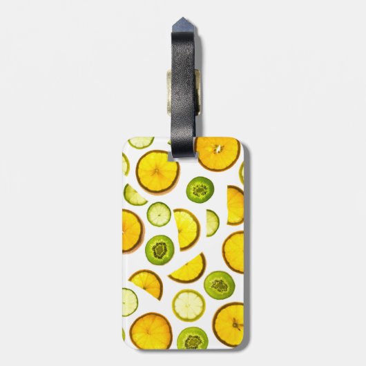 Citrus Fruits Bagagelabel (Achterkant verticaal)
