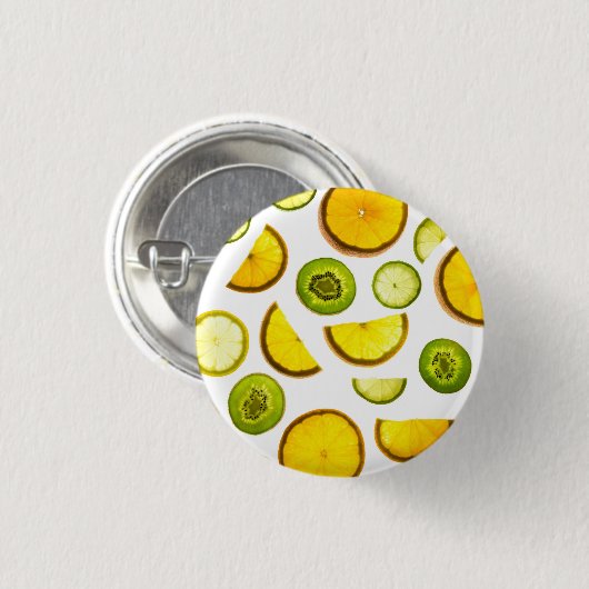 Citrus Fruits Button (Voorkant /achterkant)