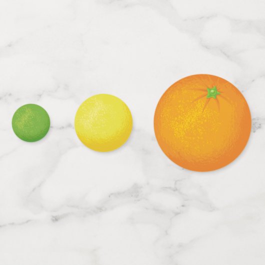 Citrus Fruits Confetti (Voorkanten)