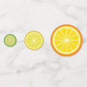 Citrus Fruits Confetti (Achterkanten)