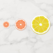 Citrus Fruits Design Table Table Confetti (Achterkanten)