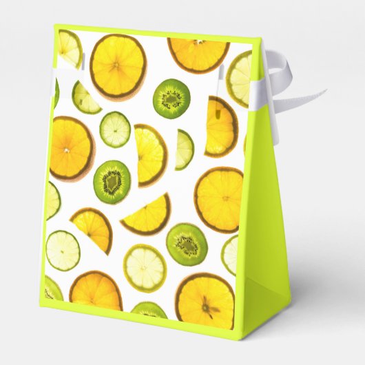 Citrus Fruits Favor Box Gift Bedankdoosjes (Achterkant)