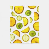 Citrus Fruits Fleece Blanket Deken (Voorkant)
