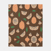 Citrus Fruits Fleece Deken (Voorkant)