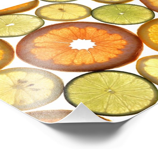 Citrus Fruits Foto Afdruk (Hoek)