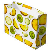Citrus Fruits Gift Bag Groot Cadeauzakje (Achterkant Gekanteld)