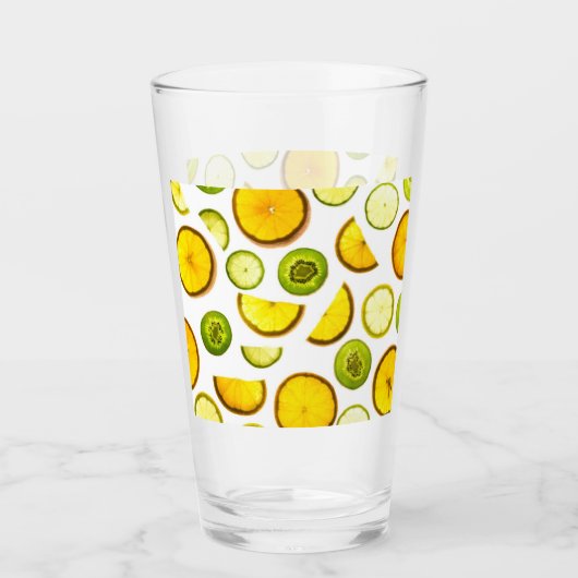 Citrus Fruits Glass Glas (Voorkant)