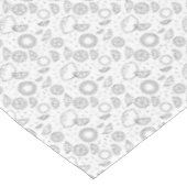 Citrus fruits Lemon Black Hand drawn Modern. Tafelkleed (Gekanteld)